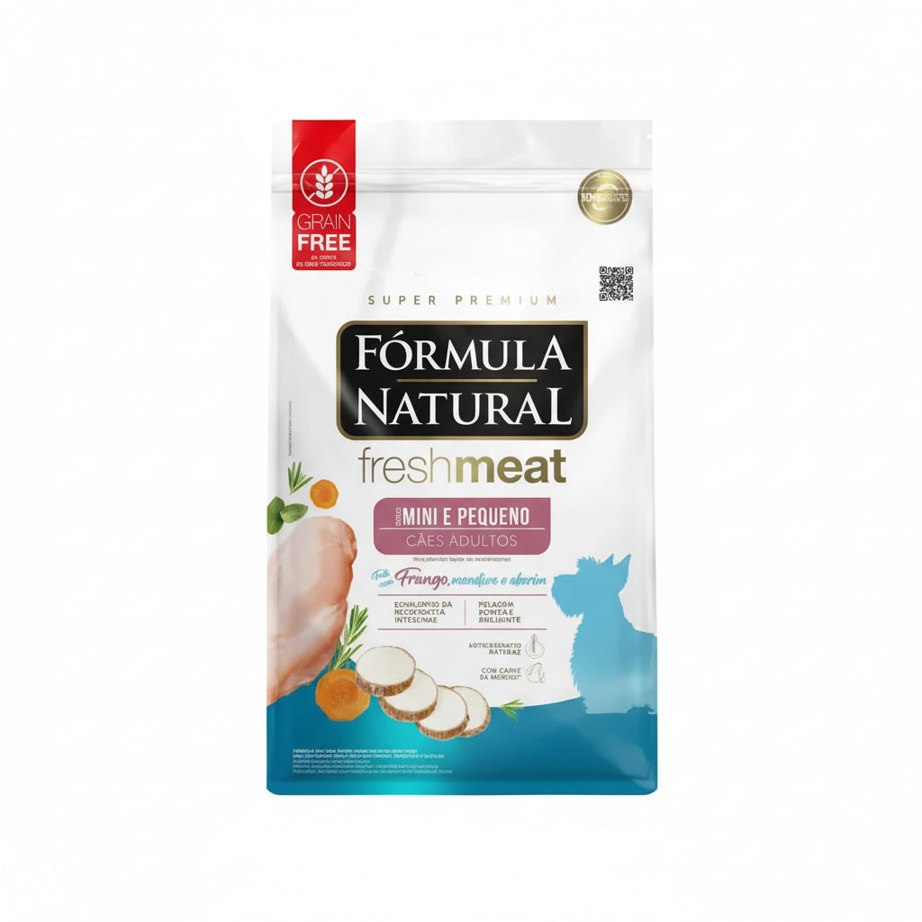Fórmula Natural Fresh Meat Cães Adultos mini e pequenos