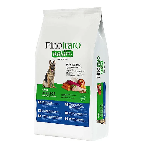 Ração Finotrato Nature Cães Adultos de Raças Grandes 15Kg