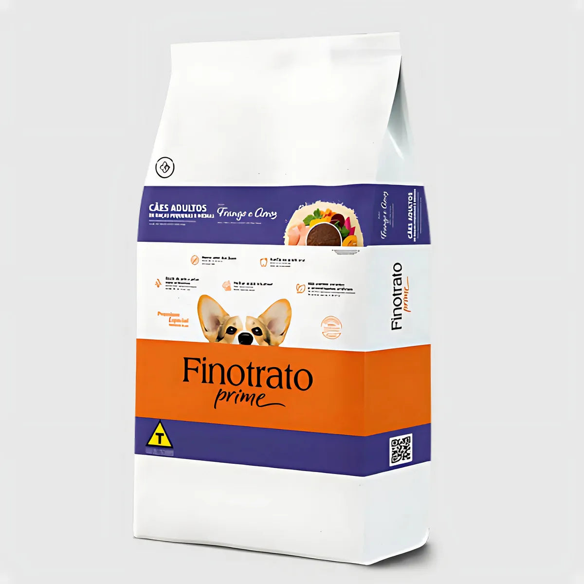 Ração Finotrato Prime Frango e Arroz para Cães Adultos Raças Pequenas e Médias 10kg