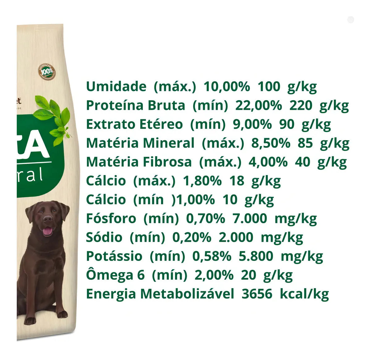 Vitta natural Cães adulto porte grande carne e arroz 15kg