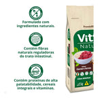Vitta natural Cães adulto porte grande carne e arroz 15kg