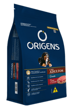 Origens cães adulto Raças grande carne e cereais 15kg