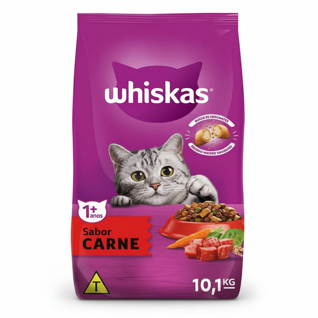 Whiskas Gatos Adulto Carne 10kg
