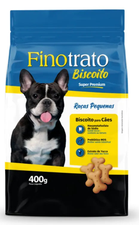Fino Trato Biscoito Raças Pequenas 400g