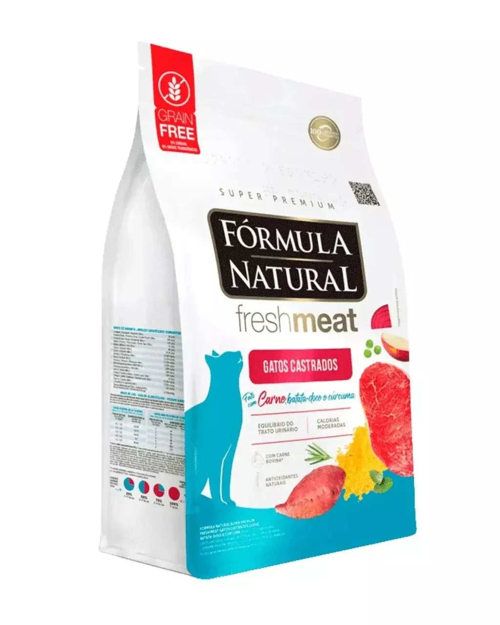 Formula Natural Freshmeat Gatos Castrados Carne 1kg