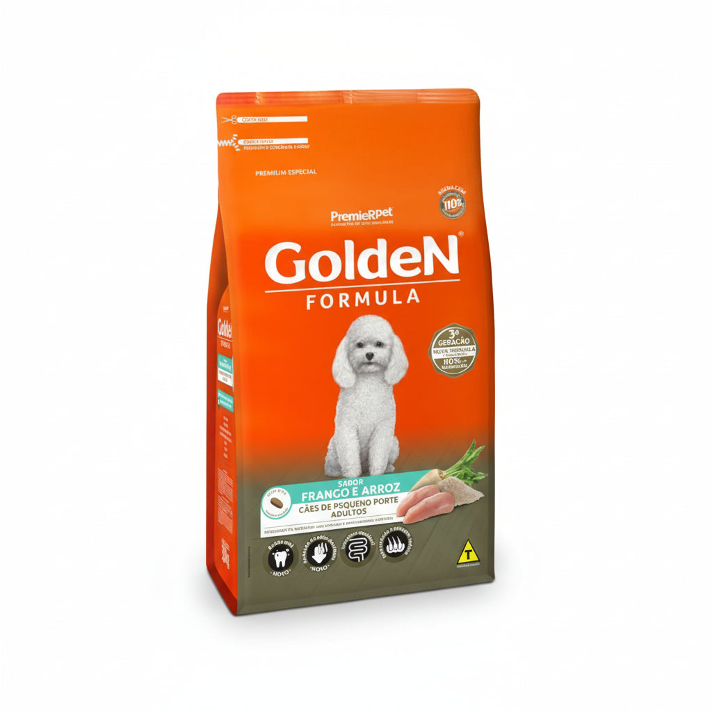 GoldeN Formula PREMIUM ESPECIAL Cães Adultos Porte Pequeno Frango & Arroz