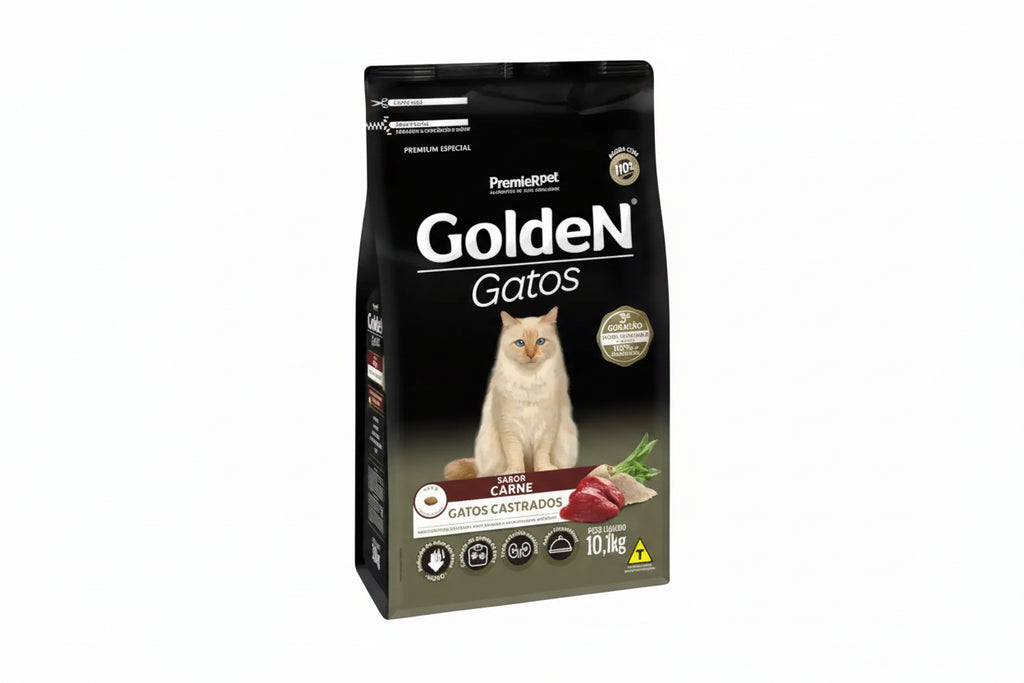 Golden Gatos Castrados Sabor Carne