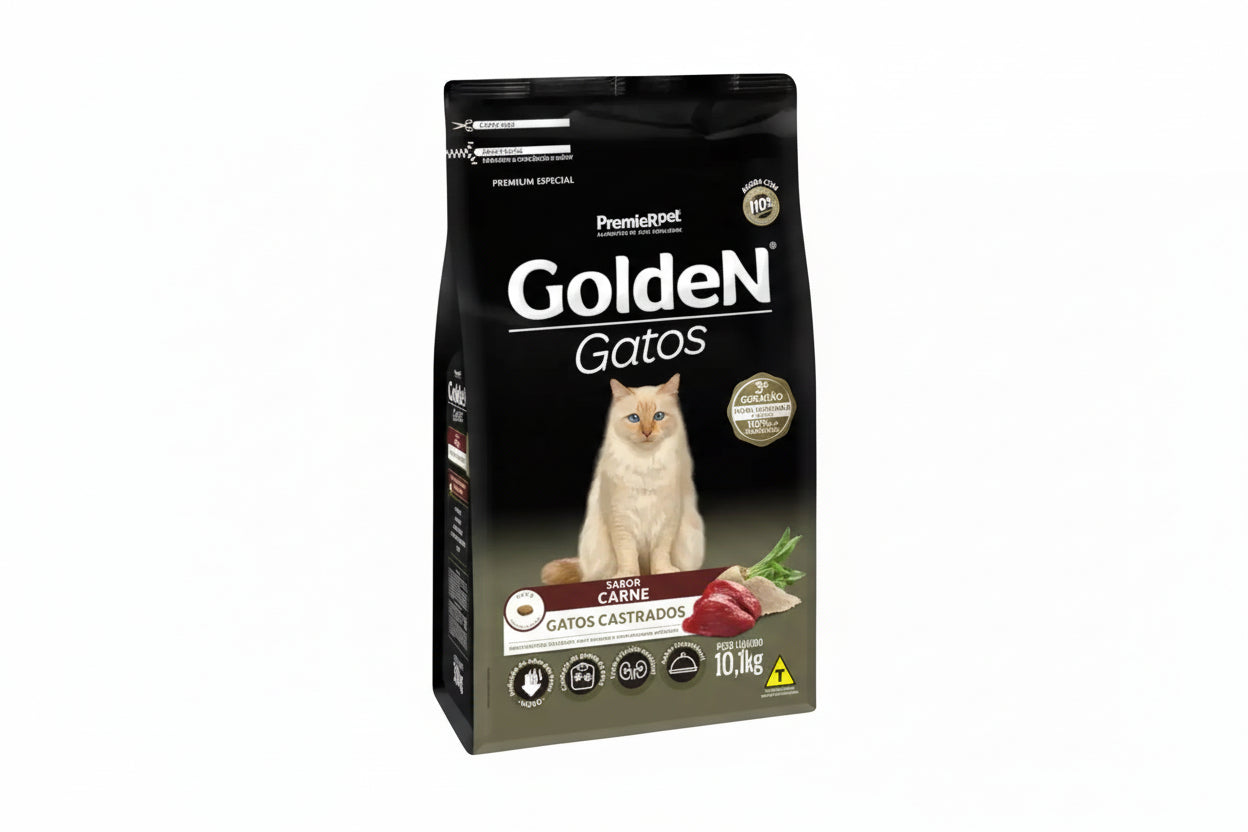 Golden Gatos Castrados Sabor Carne