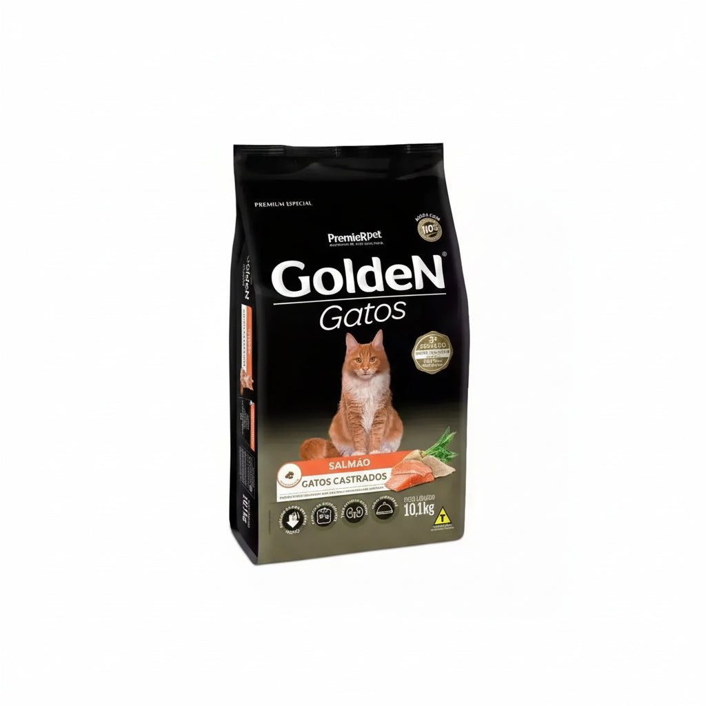 Golden Gatos Castrados  Sabor Salmão